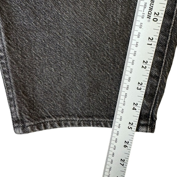 Madewell Gray Black Wide Leg Elastic Waist Jean Pants Womens Size Small - Picture 6 of 7